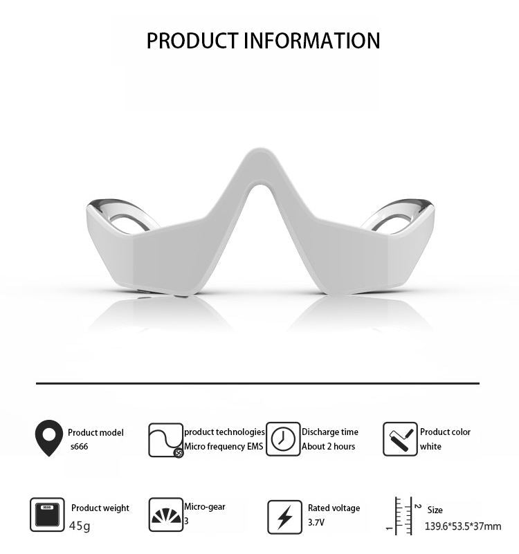 Portable Wireless Eye Massager with 3 Intensity Levels