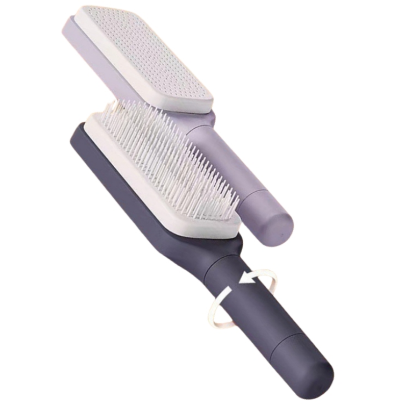 Self-Cleaning Retractable Detangling Hair Brush