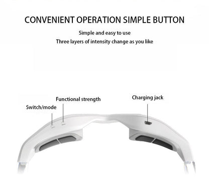 Portable Wireless Eye Massager with 3 Intensity Levels