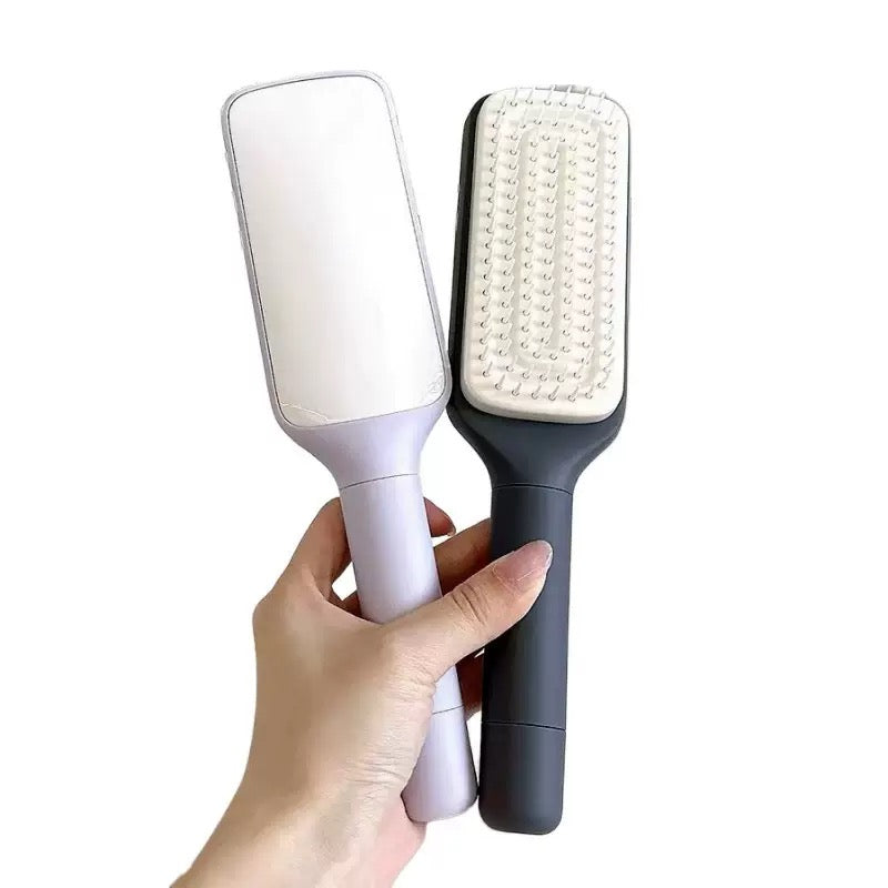 Self-Cleaning Retractable Detangling Hair Brush